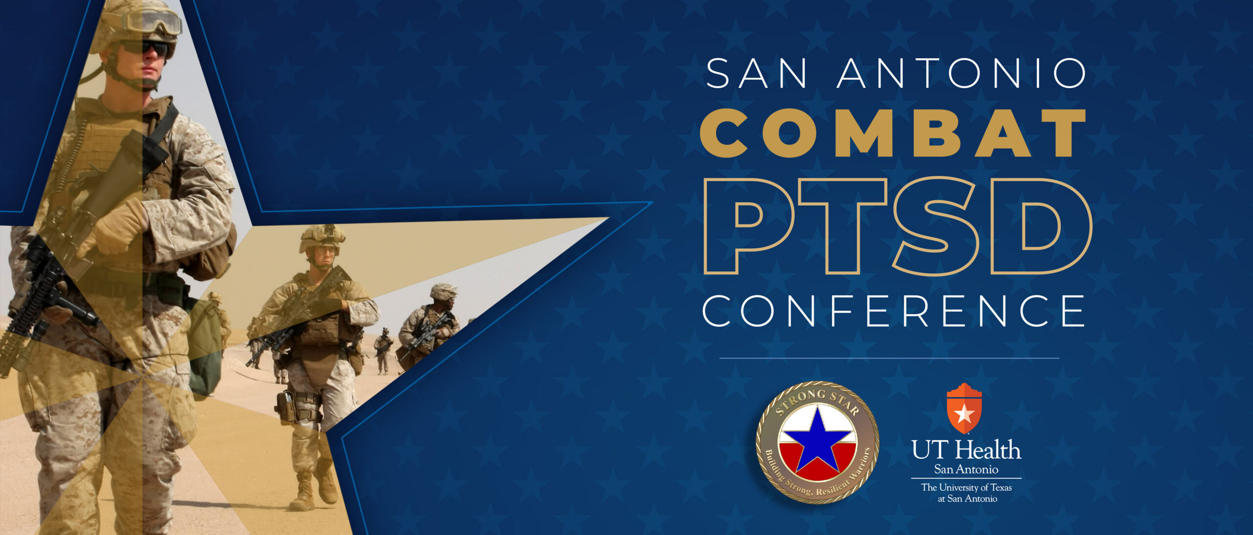San Antonio Combat PTSD Conference web banner.
